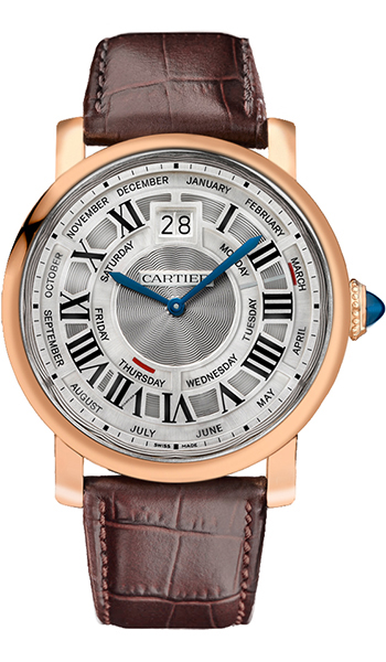 Cartier Rotonde Quantieme Annuel Mens Watch Model: W1580001