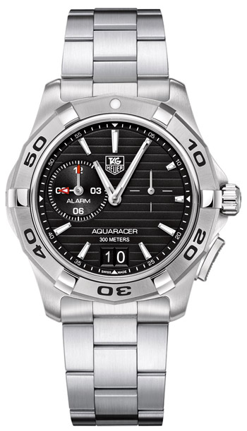 Tag Heuer Aquaracer Grande Date Alarm 39mm Mens Watch Model: WAP111Z.BA0831