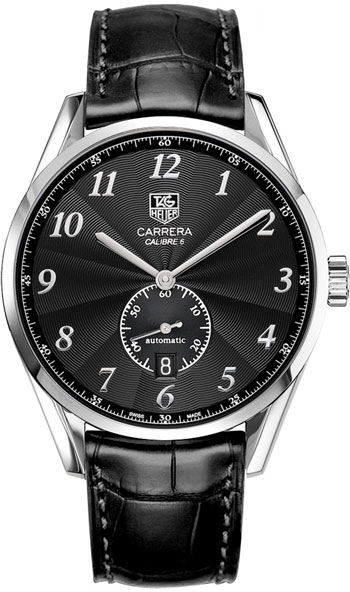 Tag Heuer Carrera Calibre 6 Heritage Automatic 39 Mens Watch Model: WAS2110.FC6180