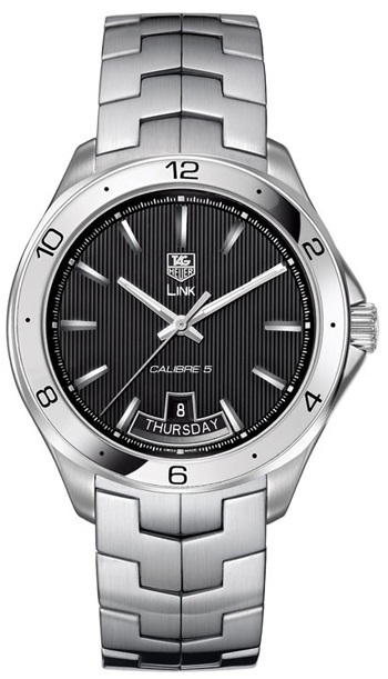 Tag Heuer Link Calibre 5 Automatic Day-Date Mens Watch Model: WAT2010.BA0951