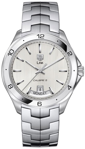 Tag Heuer Link Calibre 5 Automatic Day-Date Mens Watch Model: WAT2011.BA0951