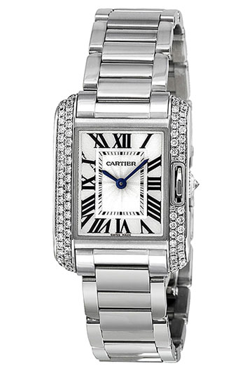Cartier Tank Anglaise Small - Ladies Watch Model: WT100008