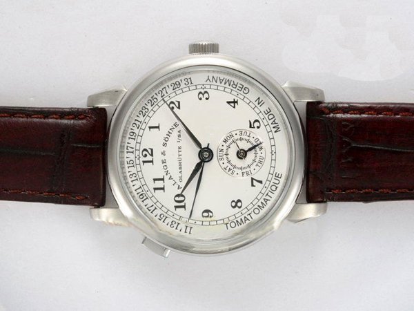 A.Lange Sohne 1815 303.021 Stainless Steel Case Mens Stainless Steel Bezel Watch