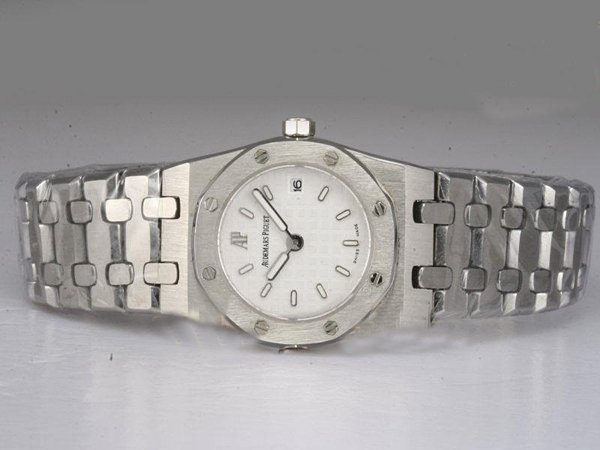 Audemars Piguet Royal Oak 15202ST.OO.0944ST.01 White Dial Quartz Stainless Steel Bezel Watch