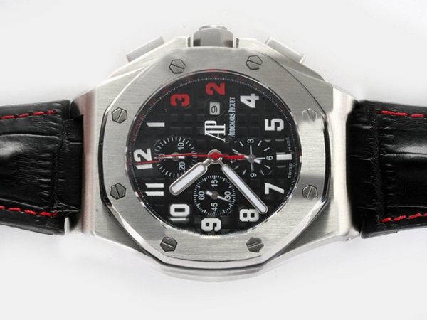 Audemars Piguet Royal Oak 26022BC.OO.D028CR.01 42mm Black Dial Stainless Steel Case Watch