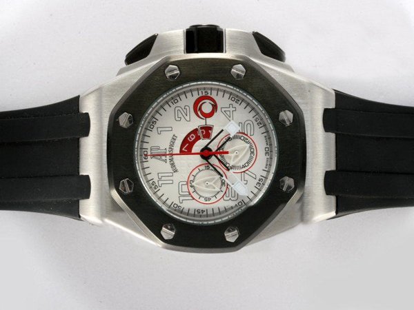 Audemars Piguet Royal Oak Offshore 26062PT.OO.A002CA.01 White Dial Stainless Steel Case 43mm Watch