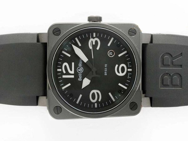 Bell Ross BR01-94 Chronograph BR01-94 Black PVD Case 42x42mm Watch