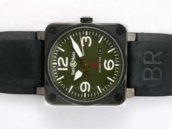 Bell Ross BR01-94 Limited editions BR01-92 42x42mm Green Dial Automatic Watch