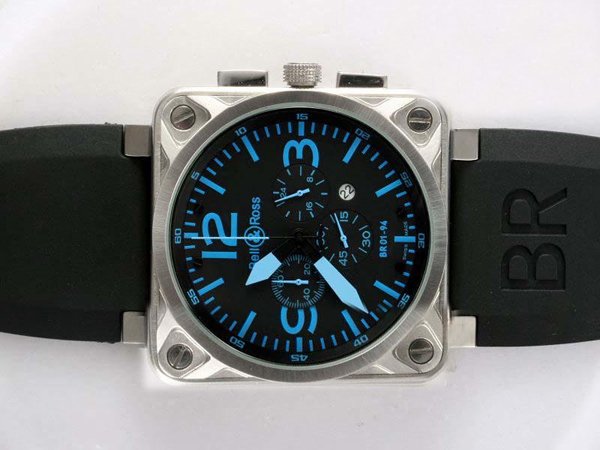 Bell Ross BR01-94 Titanium BR01-94 Titanium Stainless Steel Case Square Midsize Watch