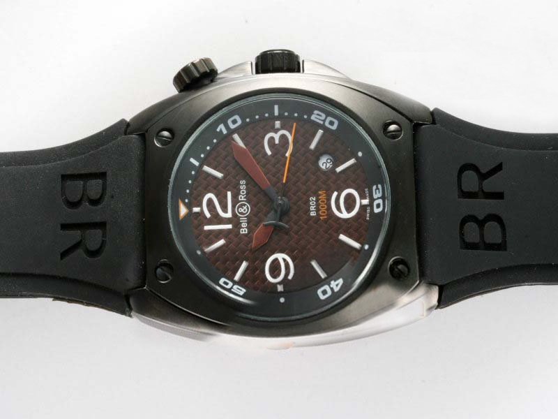 Bell Ross BR02 BR02 Carbon Finish Hexagonal Automatic Midsize Watch