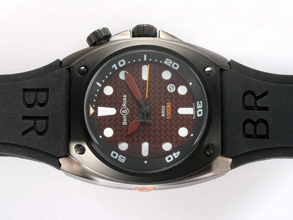 Bell Ross BR02 BR02 PRO Dial Carbon Finish PVD Bezel Midsize PVD Case Watch