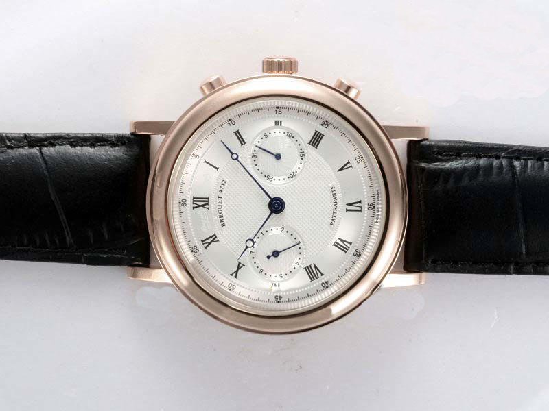 Breguet Classique Chronograph 5947BA/12/9V6 Rose Gold Case Mens Watch