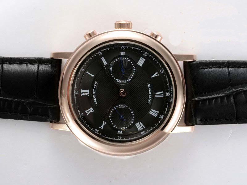 Breguet Classique Chronograph 5947BB/12/9V6 Rose Gold Case Round Watch