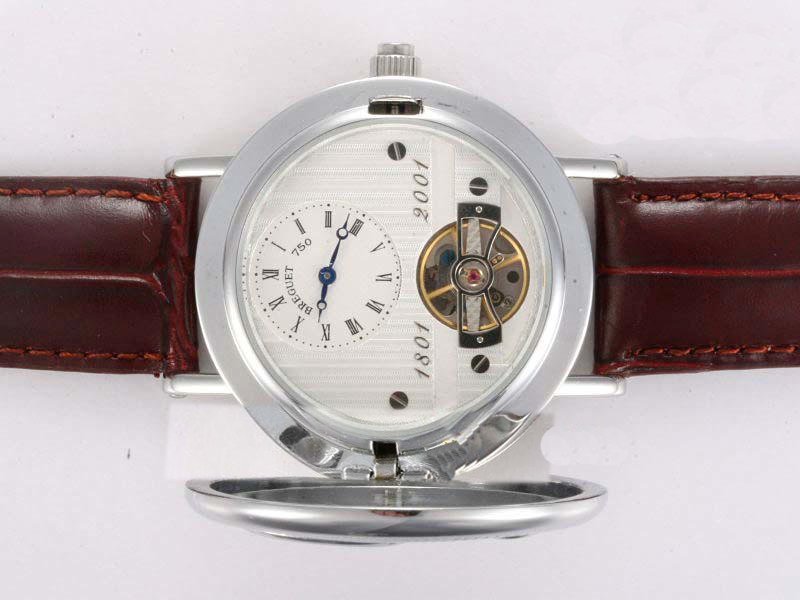 Breguet Classique Tourbillon 1801BB122W6 White Dial Stainless Steel Case Watch