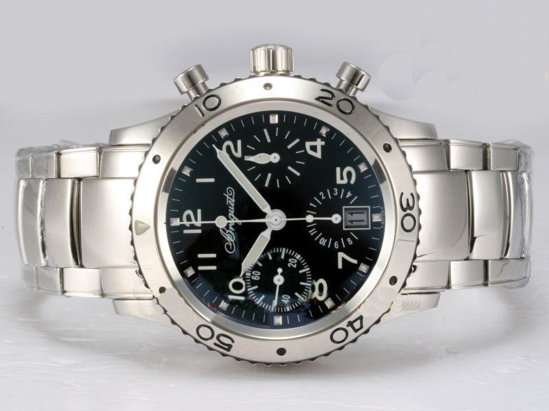 Breguet Type XXI 3820ST/H2/SW9 Automatic 39.5mm Black Dial Watch