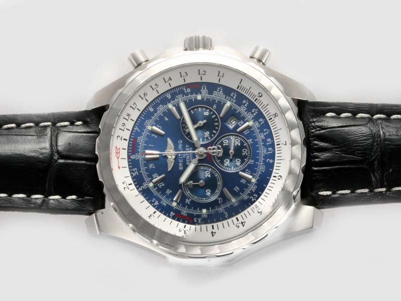 Breitling Bentley Motors A25362 Mens Round Quartz Chronograph Watch