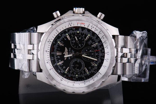 Breitling Bentley Motors A25363 Automatic Black Dial Round Watch