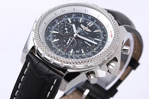 Breitling Bentley Motors T A2536313 Stainless Steel Case 49mm Black Dial Watch