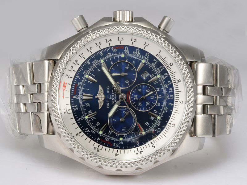 Breitling Navitimer Chronograph A22322M6 Blue Dial Stainless Steel Case Stainless Steel Bezel Watch