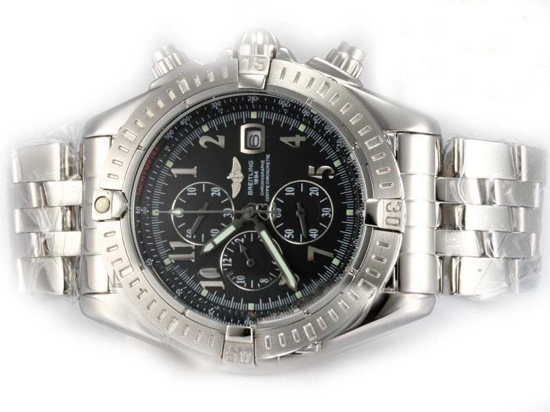 Breitling Windrider Chronomat Evolution A1335611-B721SS Mens Stainless Steel Bezel Watch