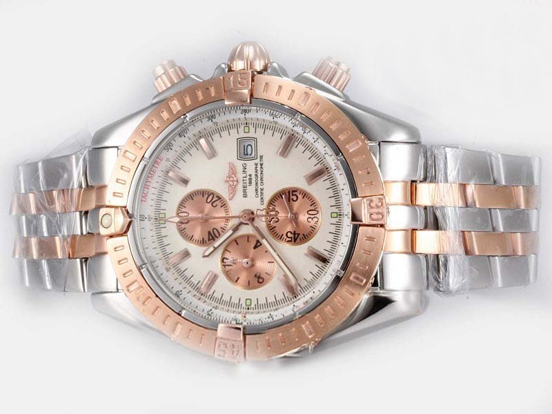 Breitling Windrider Chronomat Evolution B1335611-G570TT Rose Gold Case 42.5mm Midsize Watch