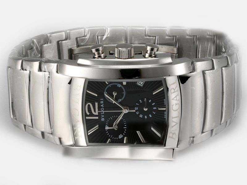 Bvlgari Assioma AA44C14SSDCH Stainless Steel Case Mens 44mm Watch