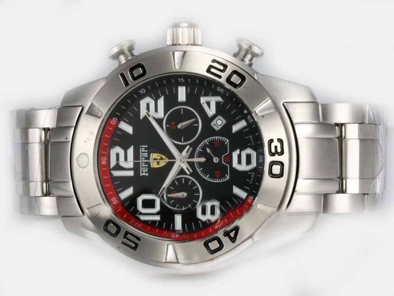 Girard Perregaux Classique Elegance 24990 Quartz Chronograph Black Dial 47mm Watch