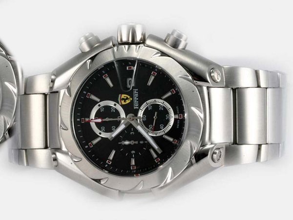 Girard Perregaux Classique Elegance 24990 Stainless Steel Bezel Quartz Chronograph Watch