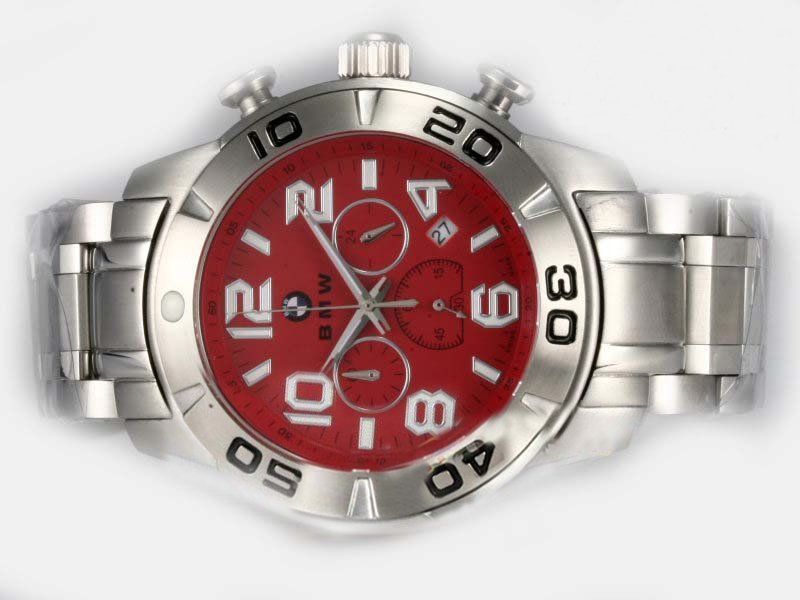 Girard Perregaux Classique Elegance 24990 Stainless Steel Case Red Dial Watch