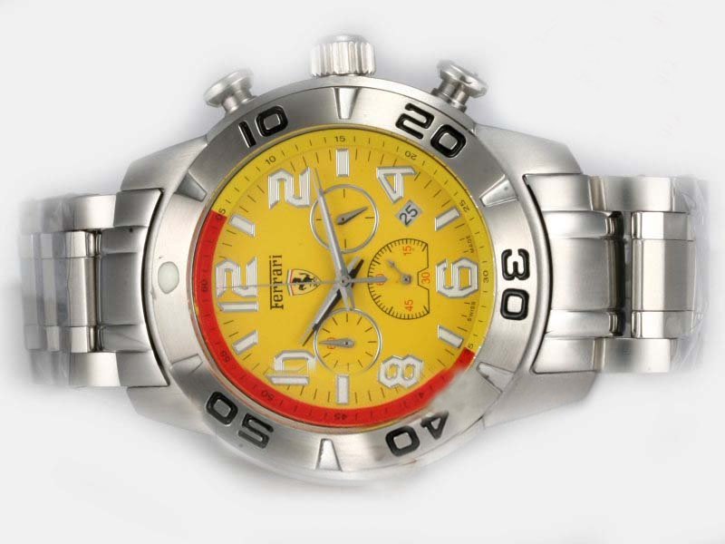 Girard Perregaux Classique Elegance 24990 Yellow Dial Round Watch