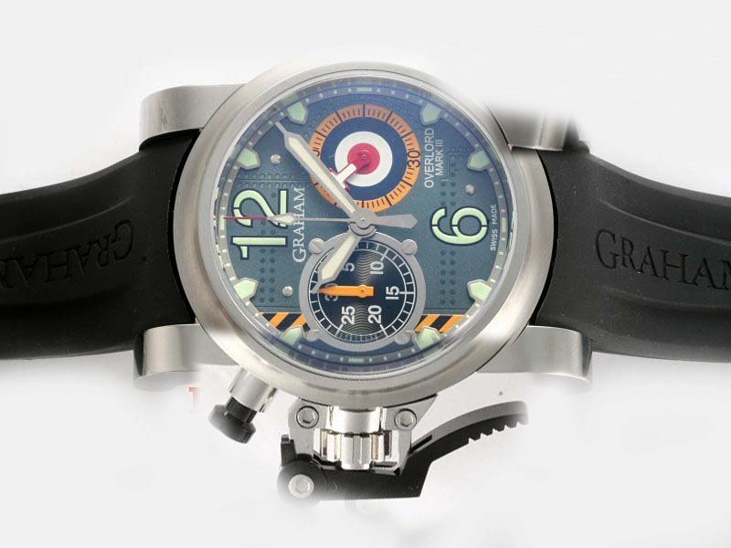 Graham Brawn GP Chronofighter Oversize 2BROV.B32A.K10N Blue Dial Automatic 46mm Watch