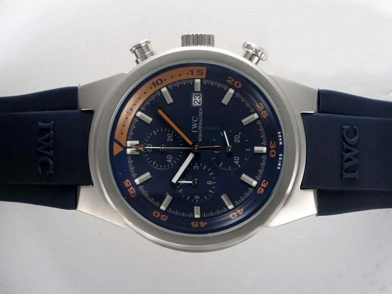 IWC Aquatimer Chronograph IW376704 Quartz Chronograph Stainless Steel Bezel Watch