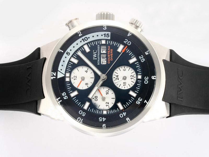 IWC Aquatimer Chronograph IW378203 Black Dial Stainless Steel Case 44mm Watch