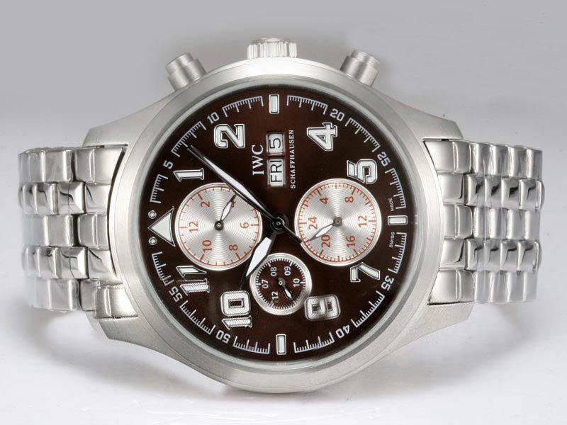 IWC Pilots Spitfire Chronograph IW371705 Stainless Steel Bezel Stainless Steel Case Midsize Watch