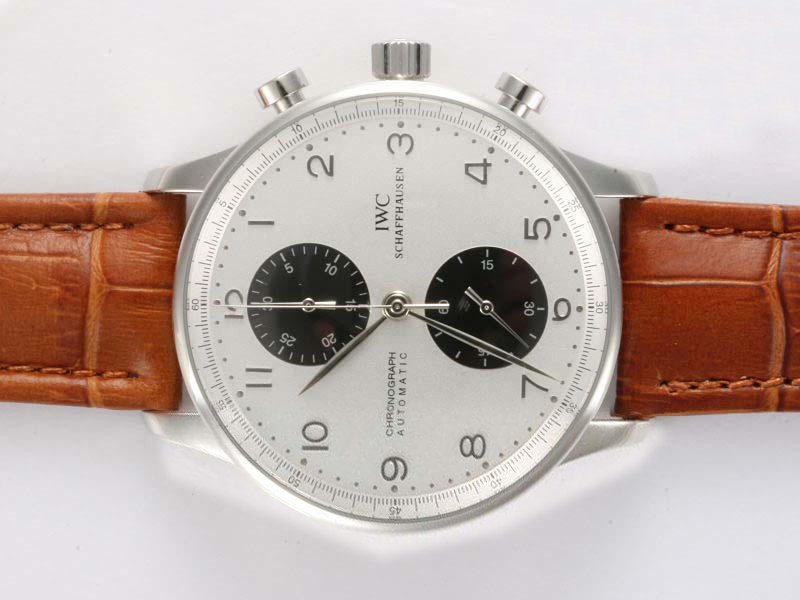 IWC Portuguese Chrono-Automatic IW371431 Stainless Steel Case Stainless Steel Bezel Watch