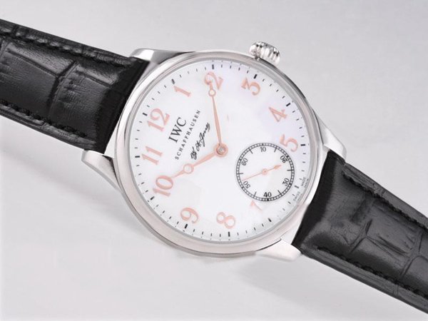 IWC Portuguese F.A. Jones IW544203 White Dial Round Manual Winding Watch