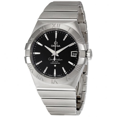 Omega Constellation Black Dial Automatic Men's Watch 12310382101001 Constellation