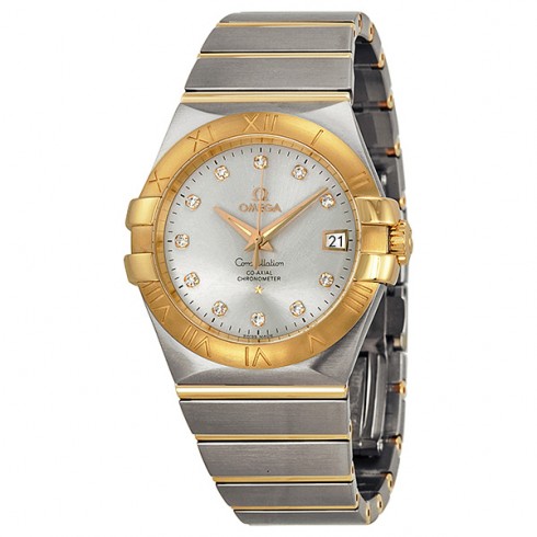 Omega Constellation Chronometer 35mm Automatic Silver Dial Unisex Watch 12320352 Constellation