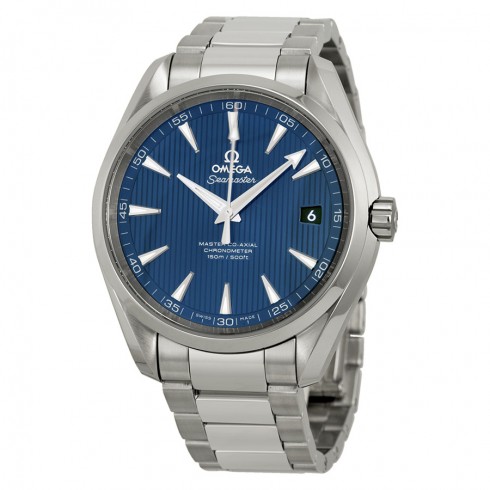 OmegaAqua Terra Automatic Blue Dial Stainless Steel Watch 3110422103003 Seamaster Aqua Terra