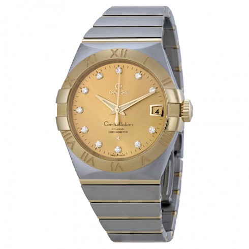 Omega Constellation Automatic Champagne Dial Men's Watch 12320382158001 Constellation