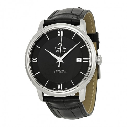 Omega DeVille Prestige Automatic Black Dial Men's Watch 424.13.40.20.01.001 De Ville