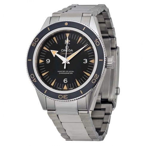Omega Seamaster 300 Automatic Black Dial Stainless Steel Men's Watch 23330412101001 Seamaster