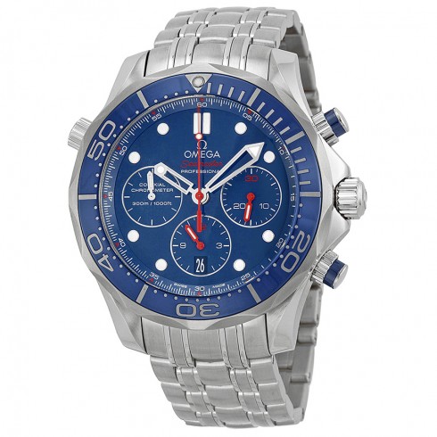 Omega Seamaster 300 Diver Blue Dial Stainless Steel Men's Watch 212.30.44.50.03.001 Seamaster