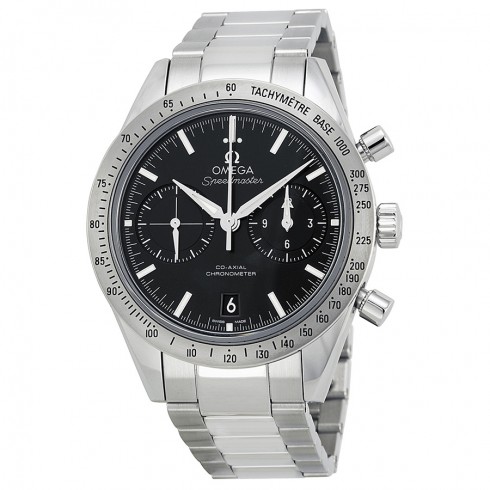 Omega Speedmaster Chronograph Black Dial Steel Men's Watch 33110425101001 Speedmaster