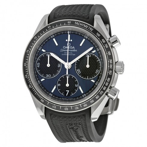 Omega Speedmaster Racing Automatic Chronograph Blue Dial Stainless Steel Men's Watch 32632405003001 Speedmaster