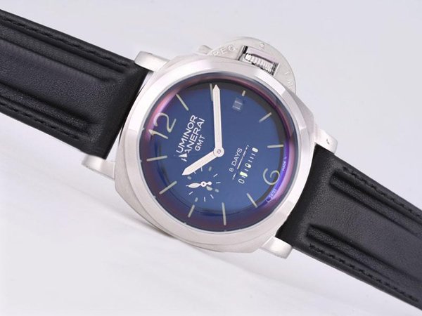 Panerai Luminor PAM 233M Stainless Steel Case Blue Dial 44mm Watch