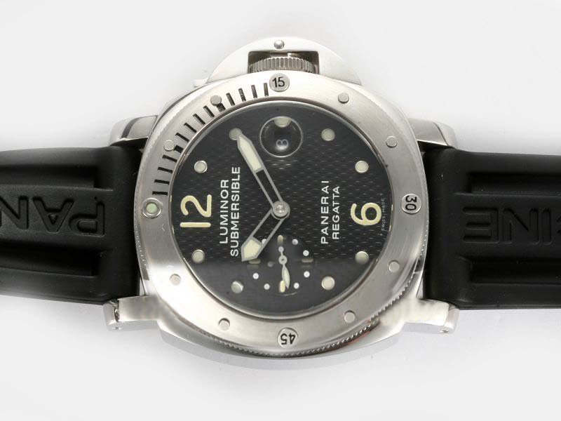 Panerai Luminor PAM00199 Stainless Steel Case Black Dial Round Watch