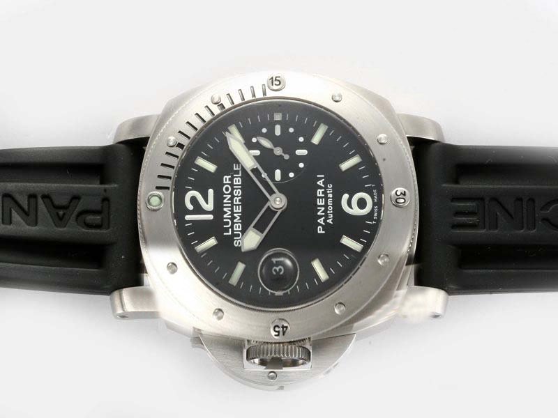 Panerai Luminor PAM239I Black Dial Automatic Stainless Steel Bezel Watch