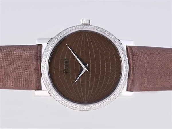 Piaget Altiplano 16404 Stainless Steel with Diamond Bezel Stainless Steel Case Brown Dial Watch
