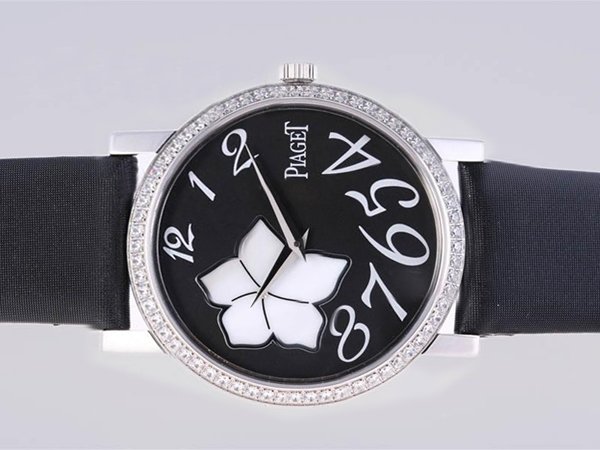 Piaget Altiplano G0A32077 Stainless Steel Case Round Black Dial Watch